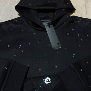 GREYSON Mens M MEDIUM NORTHERN LIGHTS CHENE HOODIE PULLOVER SHEPHERD BLACK GOLF